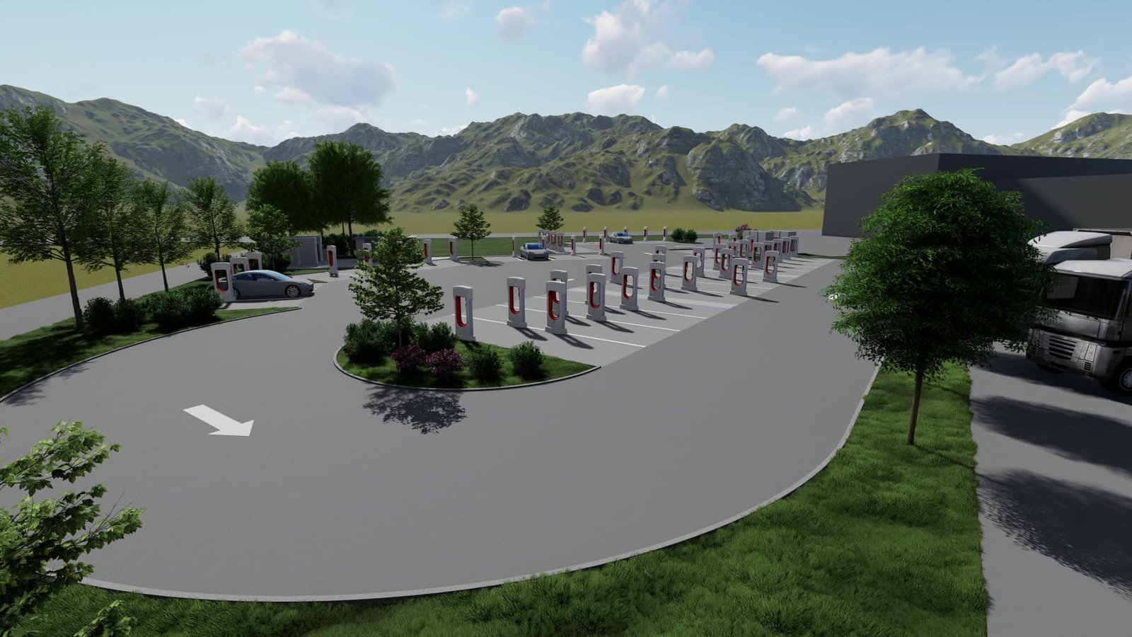 Visualisierung Ladepark Heiterwang